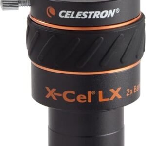 Celestron 93529 1.25 Inch X-Cel LX 2X Barlow Lens, Black