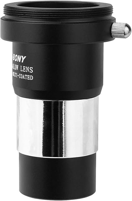 SVBONY Barlow Lens 2X, 1.25 inch Barlow Lens with Multi Coated Broadband Green Film