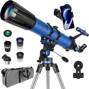 Telescope, Telescope for Adults High Powered,Adults Astronomy Beginners with AZ Mount Stainless Tripod