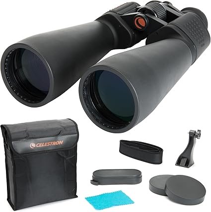 Celestron SkyMaster 25x70 Astronomy Binoculars with Multi-Coated Lenses, Tripod Adapter and Carrying Case for Detailed Long-Distance Observation