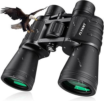20x50 High-Power Waterproof Binoculars with Low Light Vision, Compact Binoculars for Bird Watching, Wildlife Observation, Camping, Sports & Travel